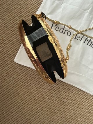 Bolso de fiesta Pedro del Hierro dorado