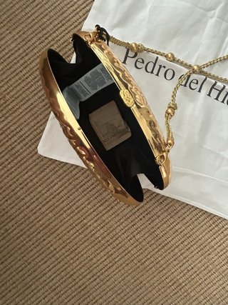 Bolso de fiesta Pedro del Hierro dorado