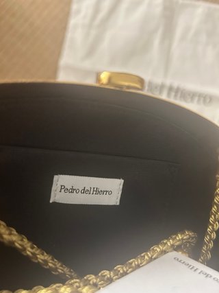 Bolso de fiesta Pedro del Hierro dorado