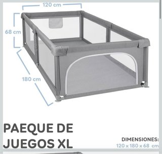 Parque de Juegos XL 120x180x68 cm