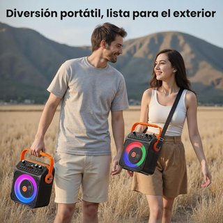 SIN ABRIR Karaoke con 2 Micrófonos Inalámbrico 60W