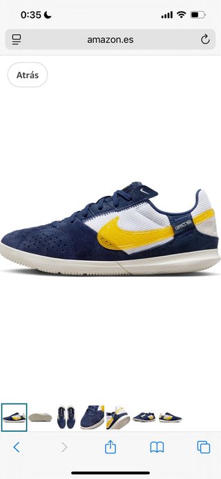 Nike Street Gato Futsal Azul/Amarillo