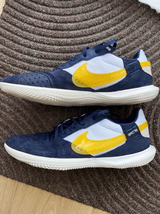 Nike Street Gato Futsal Azul/Amarillo