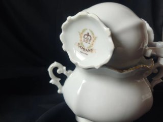 JUEGO DE CAFÉ PORCELANA CAPEANS LUIS XV