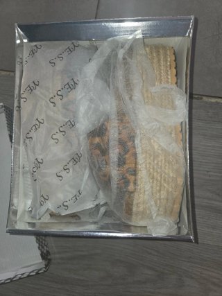 Sandalias nuevas cuña leopardo talla 36