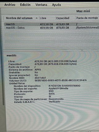 Mac mini i7 2012 + Hub con SSD 256GB