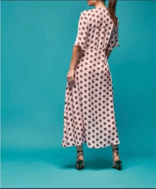 Vestido Anabel Lee lunares y rosas