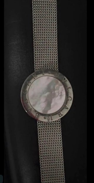 Pulsera plateada acero mujer