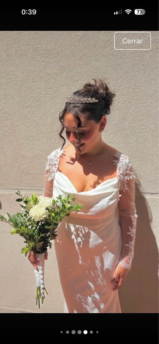 Vestido de novia con encaje