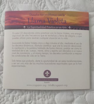 CD Llama Violeta - Disuelve tus problemas