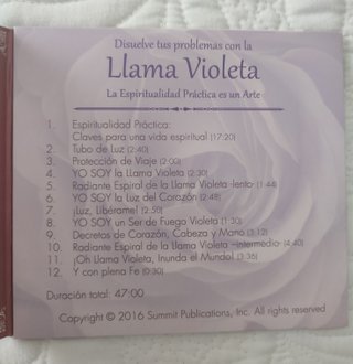 CD Llama Violeta - Disuelve tus problemas