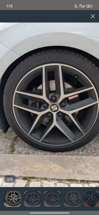 Despiece llanta SEAT fr18 pulgadas