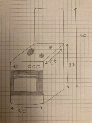 Cocina de gas con bombona y manguera