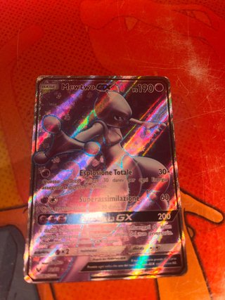 Carta Pokémon Mewtwo GX Full Art 2017