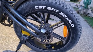 Bici Eléctrica Fat Bike Negra