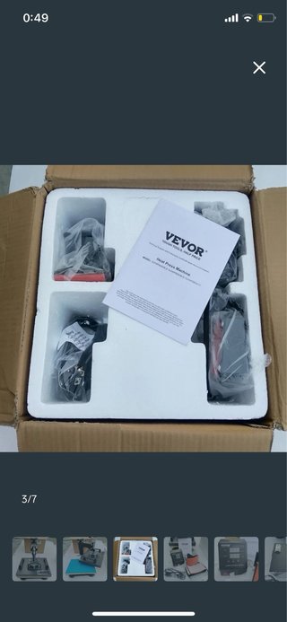 Prensa Térmica VEVOR Sublimación 650W