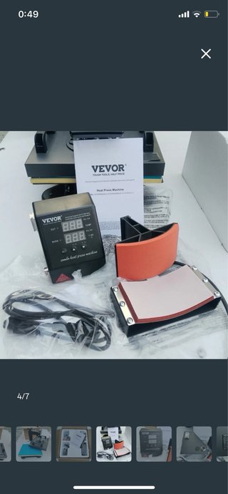 Prensa Térmica VEVOR Sublimación 650W