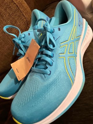 Zapatillas Asics Azul y Amarillo