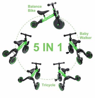 Bicicleta 5 en 1 para niños 1-4 años