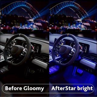 Luces LED Coche RGB 4 en 1 USB Mando