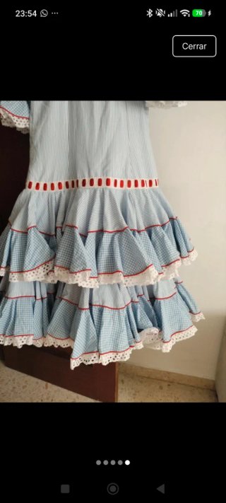 Traje Flamenca Gitana Sevillana