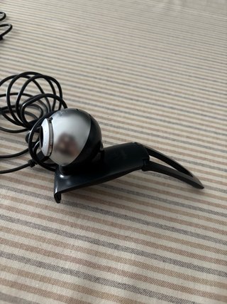 Webcam Logitech Plata/Negra