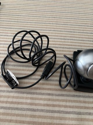 Webcam Logitech Plata/Negra