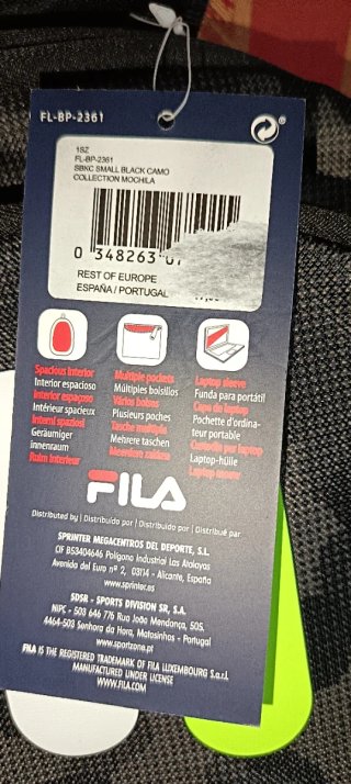Mochila FILA Camuflaje