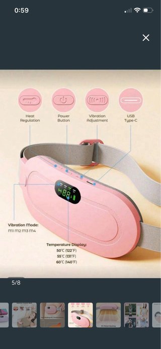Cinturón Calentador para Dolor Menstrual