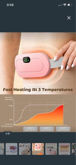 Cinturón Calentador para Dolor Menstrual