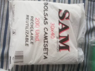 Bolsas camiseta para alimentación