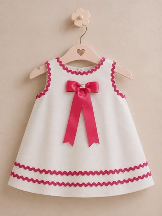 Lote 2 Vestidos Bebé 0/3 Meses