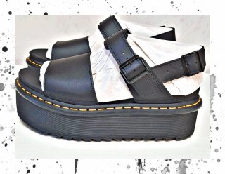 Dr. Martens Voss Quad Sandali Neri Tg 40
