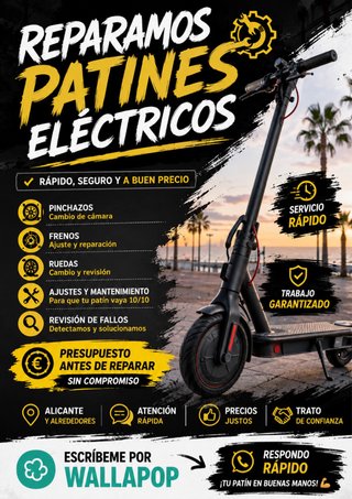 Reparacion de patines electricos