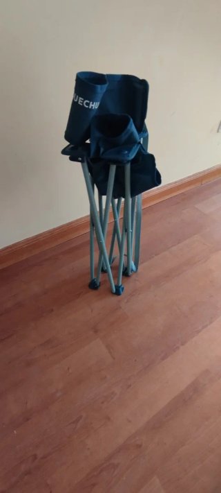 Silla plegable Quechua azul