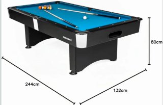 Mesa Billar 8ft Americano con Retorno de Bolas