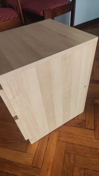 Cómoda Malm Ikea 2 cajones madera
