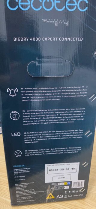 Deshumidificador Cecotec Bigdry 4000 Expert
