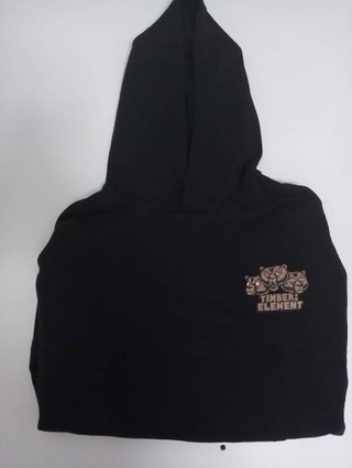 Sudadera Timber Element Negra con Logo