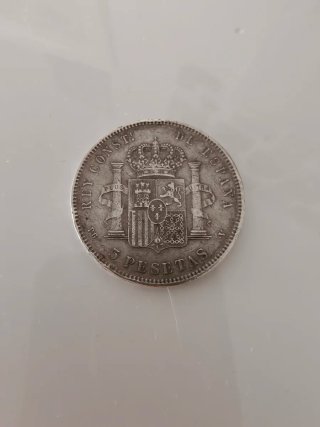 Moneda 5 Pesetas Alfonso XIII 1896