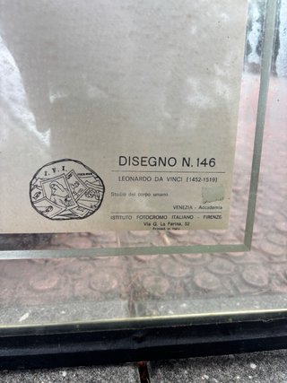 Cuadro El Hombre de Vitruvio de Da Vinci