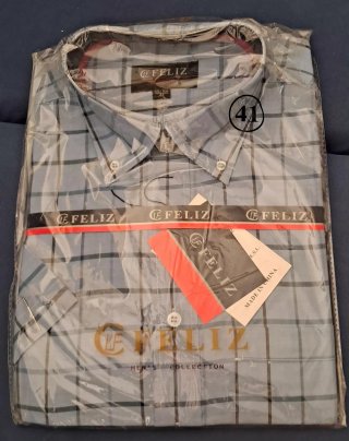 Camisa hombre Talla 41 Manga Corta