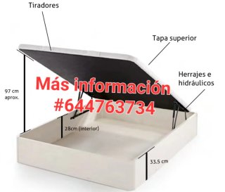 Canapés abatible NUEVOS,  diferentes medidas