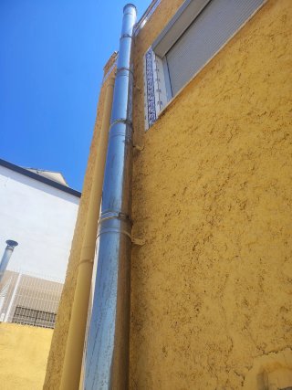 Chimenea para caldera doble pared
