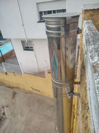Chimenea para caldera doble pared