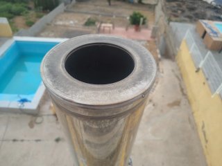 Chimenea para caldera doble pared