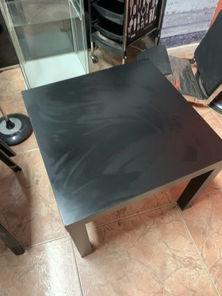 Silla de peluquería negra