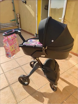 Silla Stokke Xplory con capazo