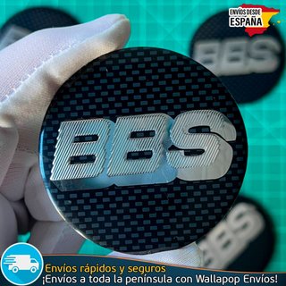 Emblemas BBS 56mm x4 Tapacubos Tapas Llantas Bujes
