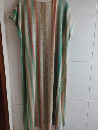Precioso vestido largo estampado
